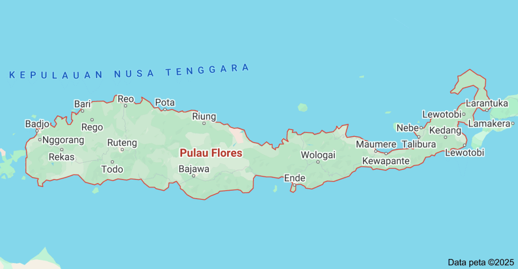 Flores Indonesia Map