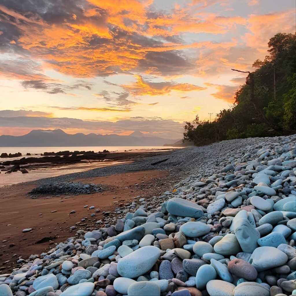 Blue Stones Beach, Ende-Flores Overland Tour