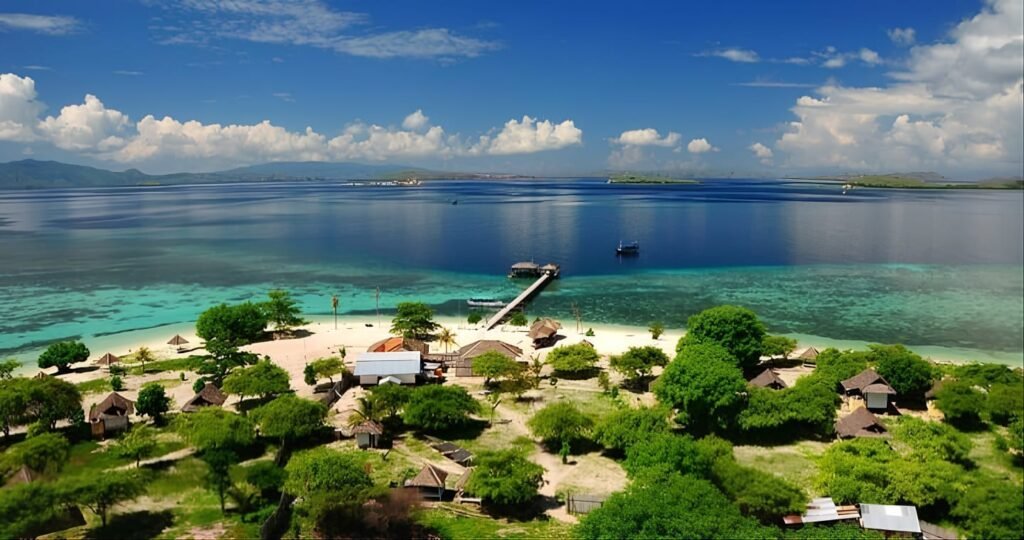 Kanawa Island Landscape from Tops of Hill