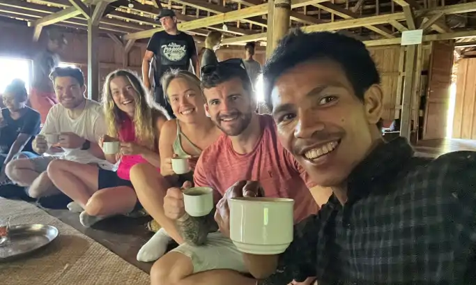 Explore the natural beauty and cultural heritage of Flores Island on an eco-tour, experiencing lush landscapes, traditional villages, and sustainable travel adventures