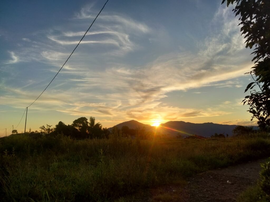 Sunrise At Golo Lajang Village