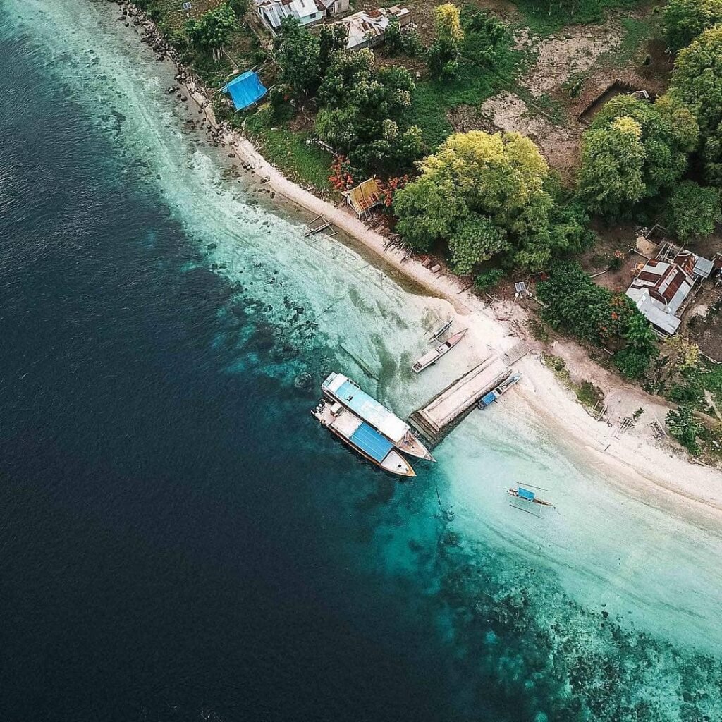 Pristine beach landscape in Alor Island tour