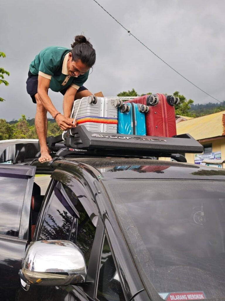 Edy as a English Speaking Driver in Flores in Indonesia