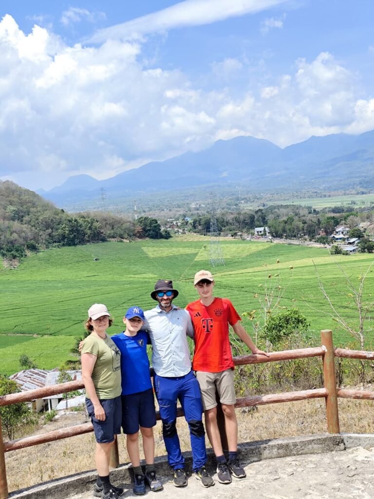 **Text ALT:**Spider Web Ricefield at Lembor – Flores Island Excursion 