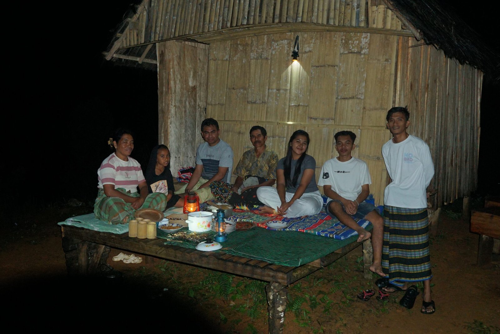 Sharing a Home Cooked Meal Under the Stars