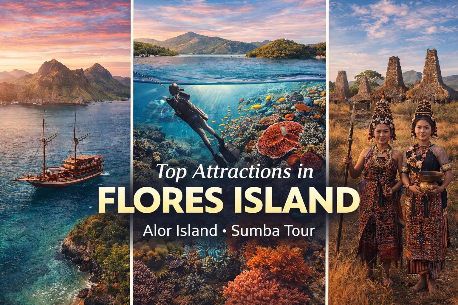 topo atraction of floressumba and alor island