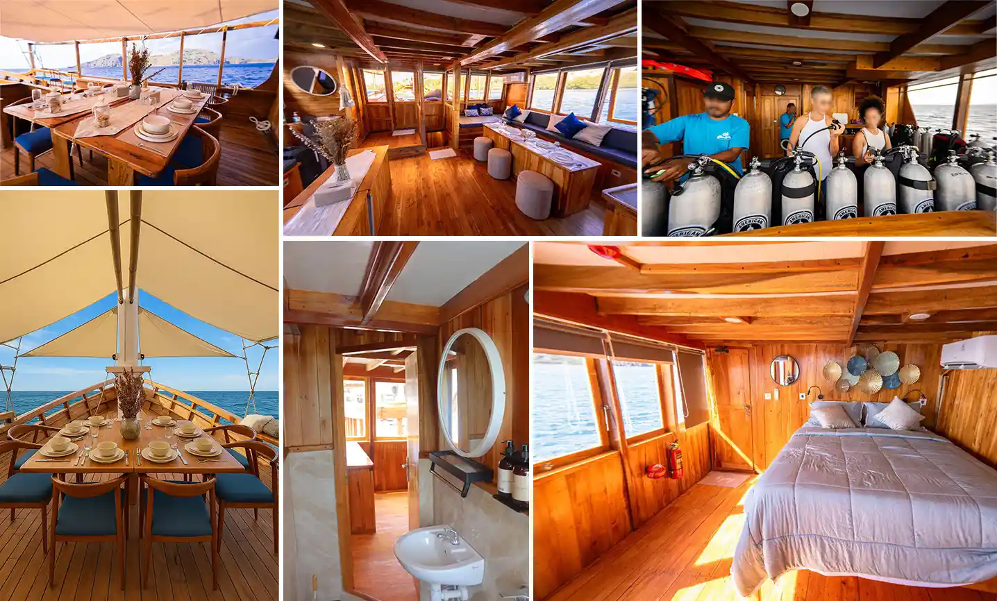 Room blue lotusphinisi liveaboard indonesia | flores komodo tour organizer Blue Lotus Liveaboard