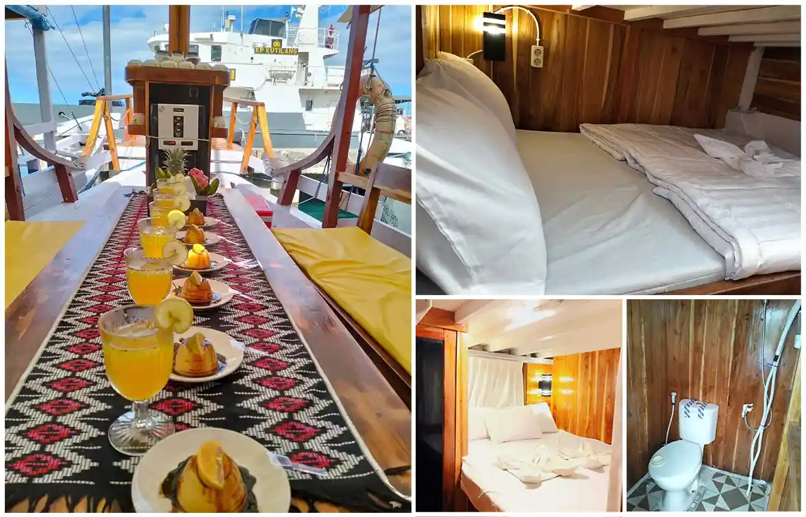 Smile room standar class boat | flores komodo tour organizer Smile Room