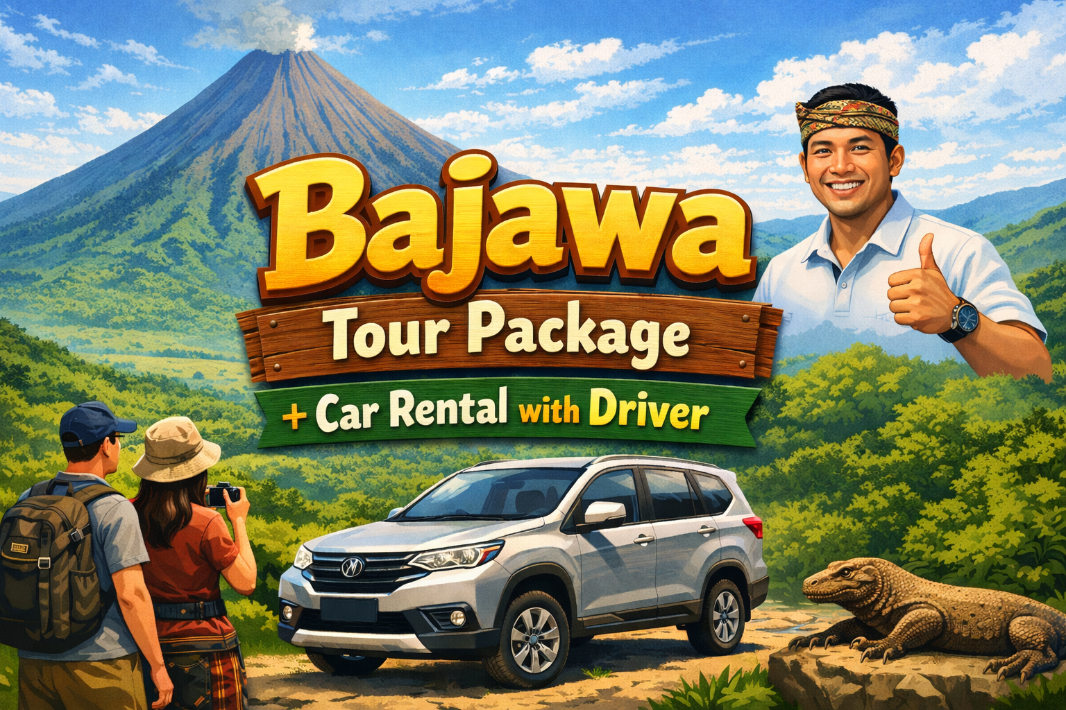 Bajawa tour package + car rental with driver | flores komodo tour organizer Bajawa Tour Package + Car Rental with Driver