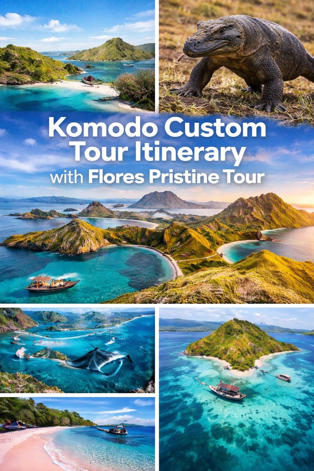 Komodo custom tour itinerary exploring Komodo Island and Komodo dragons