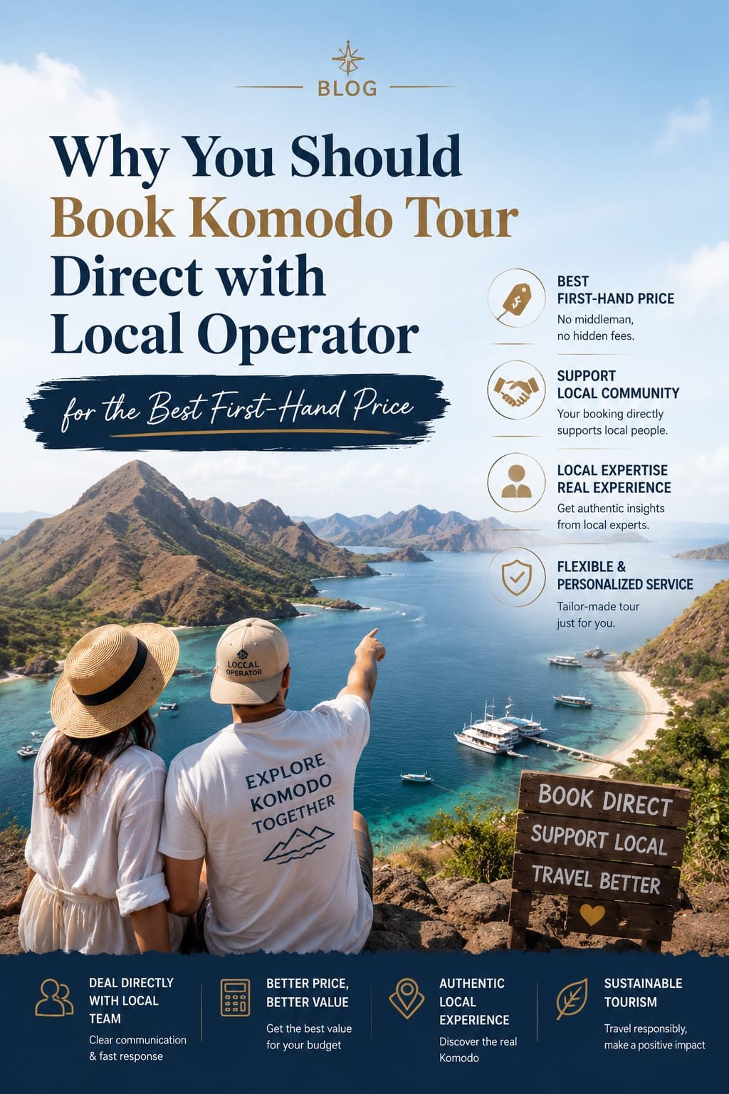 Book komodo tour direct with local operator for the best first hand price | flores komodo tour organizer Book Komodo Tour Direct with Local Operator for the Best First Hand Price travelers exploring Padar Island viewpoint luxury Phinisi boat cruises Pink Beach and Komodo National Park with Flores Pristine Tour Travel in Labuan Bajo Flores Indonesia
