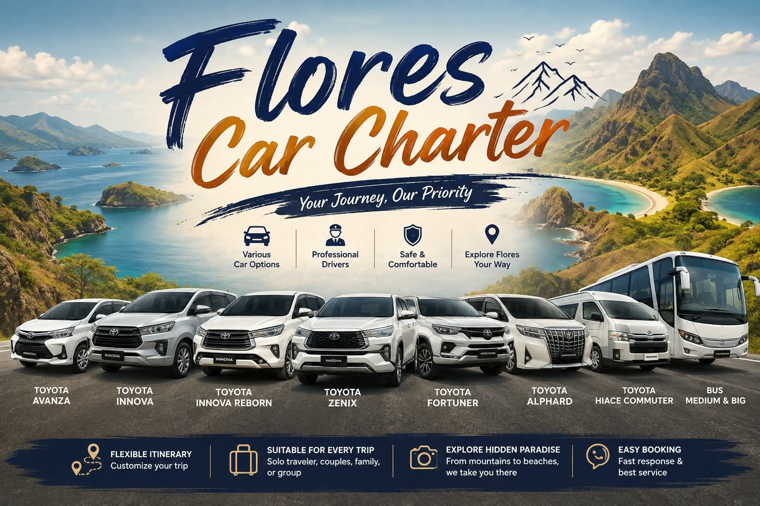 Flores Car Charter