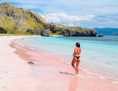Flores Komodo Tour Itinerary-Pink Beach Komodo