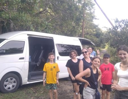 Mini bus rental service in Flores, Indonesia for comfortable group travel