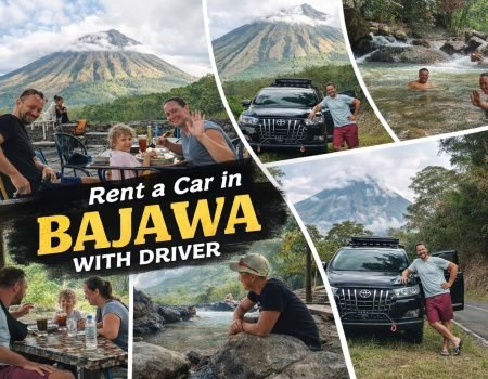 Rent a car in Bajawa with driver – Toyota Innova at Avatar Hill Bajawa Flores