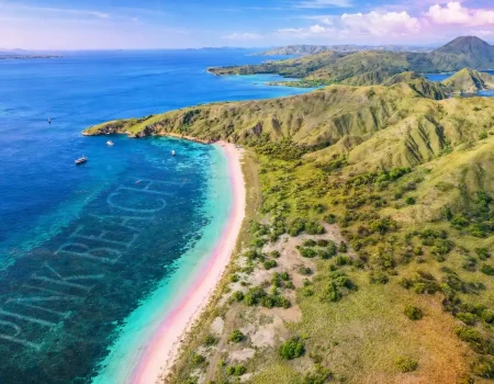 Summer Holiday at Pink Beach Komodo Island